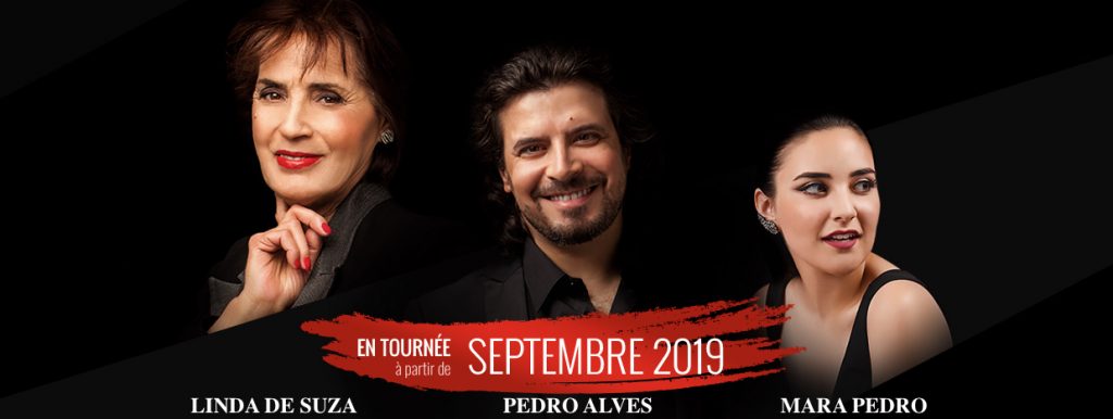 Linda De Suza part en tournée avec Pedro Alves et Mara Pedro